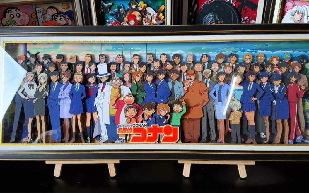 柯南全家福都在这里了,每个人物都在了!包括小黑!