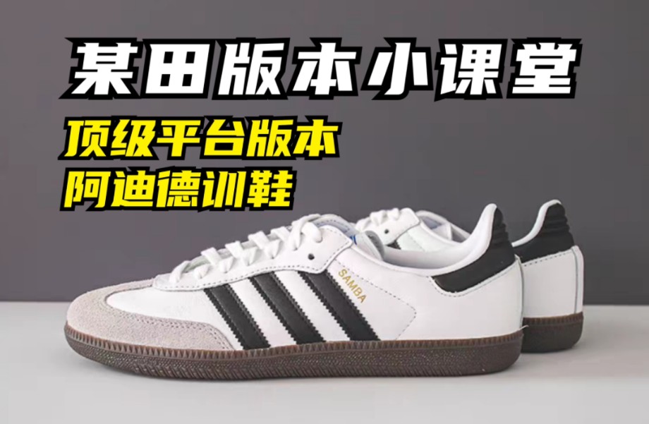 干货分享 顶级平台版本 Adidas桑巴德训鞋 详细测评 真的可以平替正品?哔哩哔哩bilibili