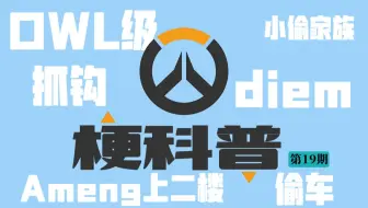 【梗科普】第十九期：OWL级抓钩、小偷家族、Ameng上二楼