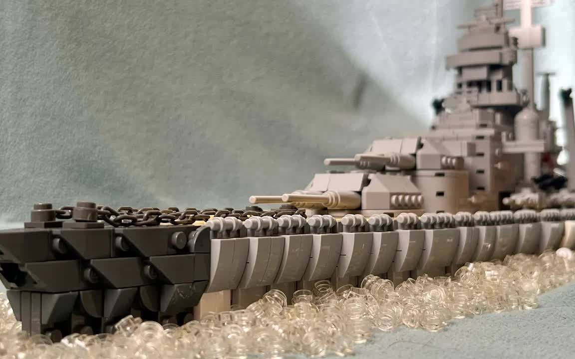 乐高俾斯麦号战列舰快速拼搭