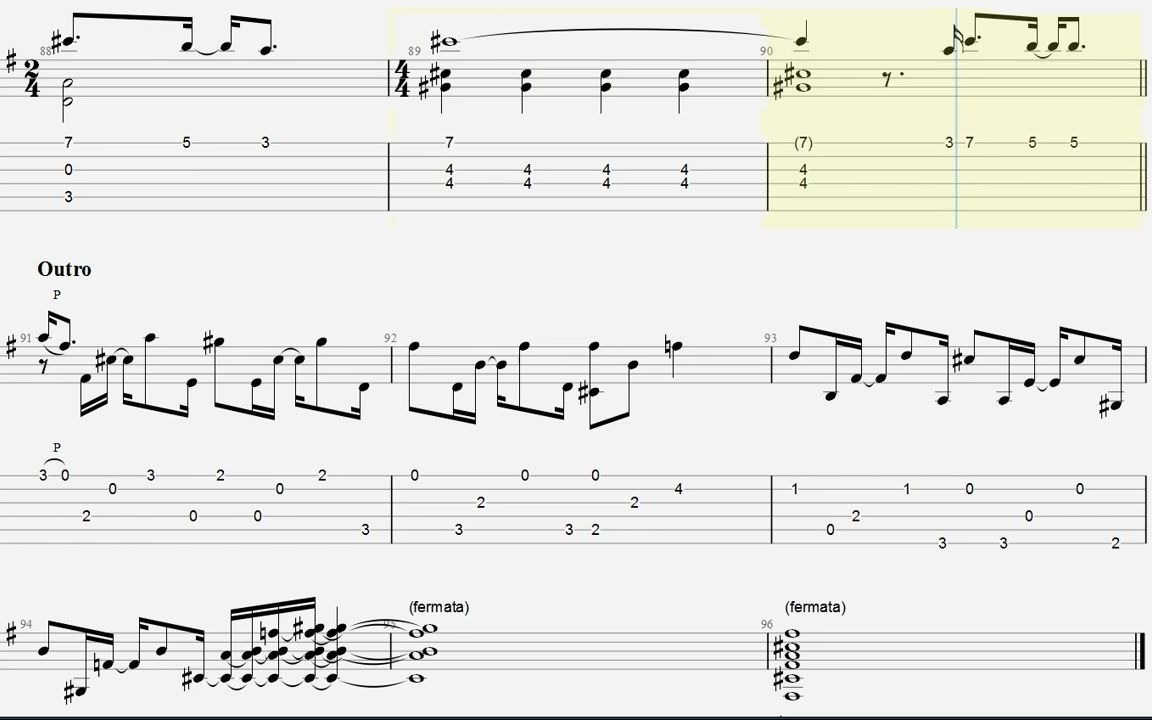 [图]Shape Of My Heart - Sting - Fingerstyle Guitar TAB