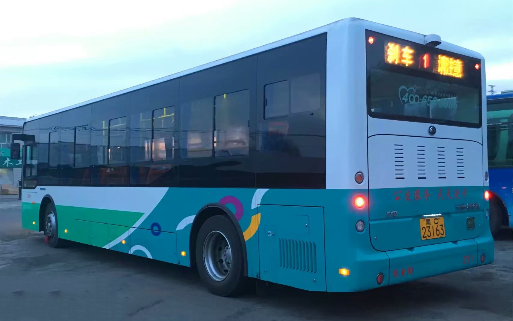 牡丹江401路公交车图片