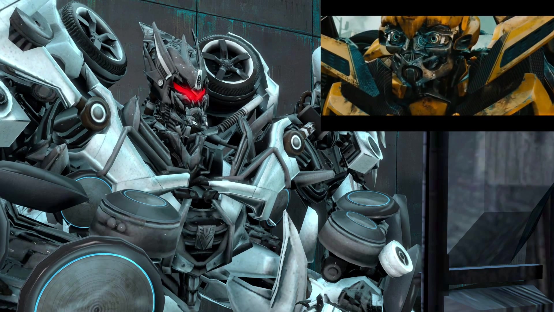 【搬运】声波看到自己被大黄蜂干掉的反应-红蜘蛛整蛊系列第二波