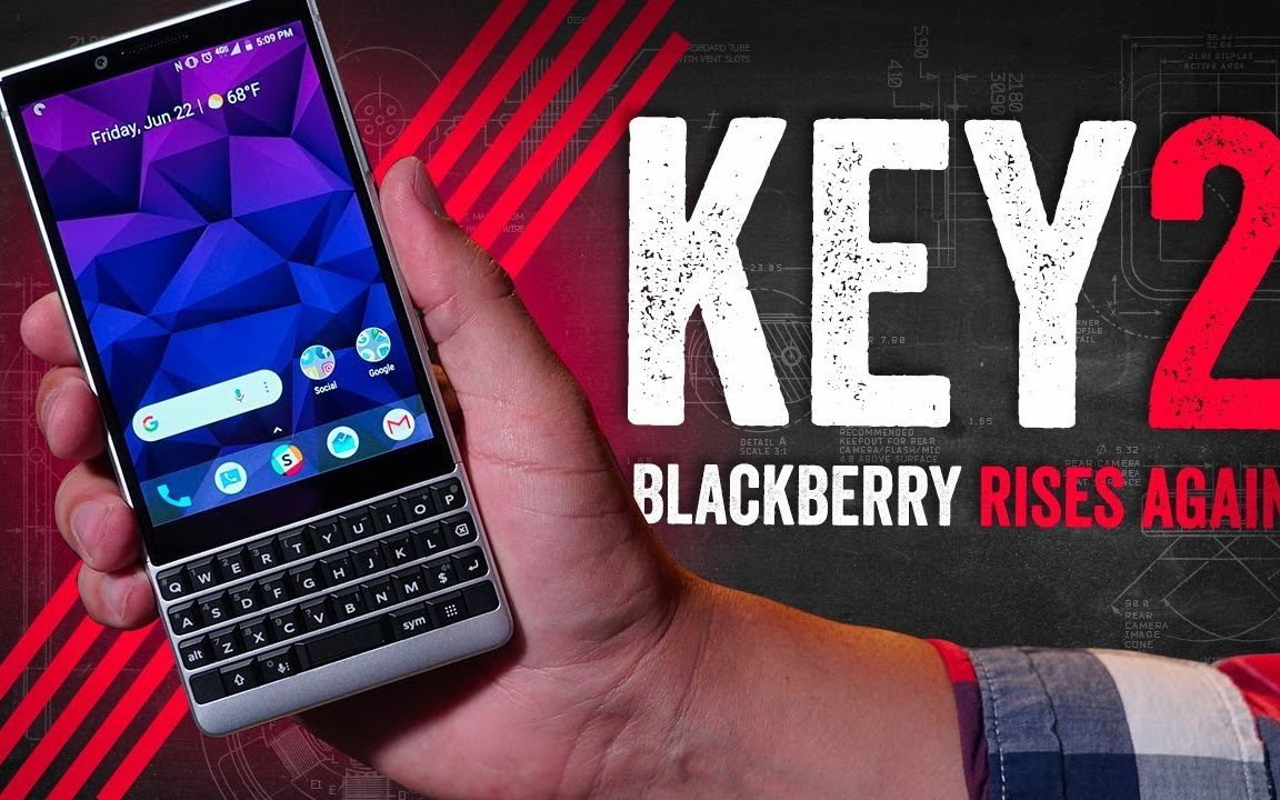 [图]黑莓BlackBerry KEY2 LE 键盘手机开箱测评体验分享