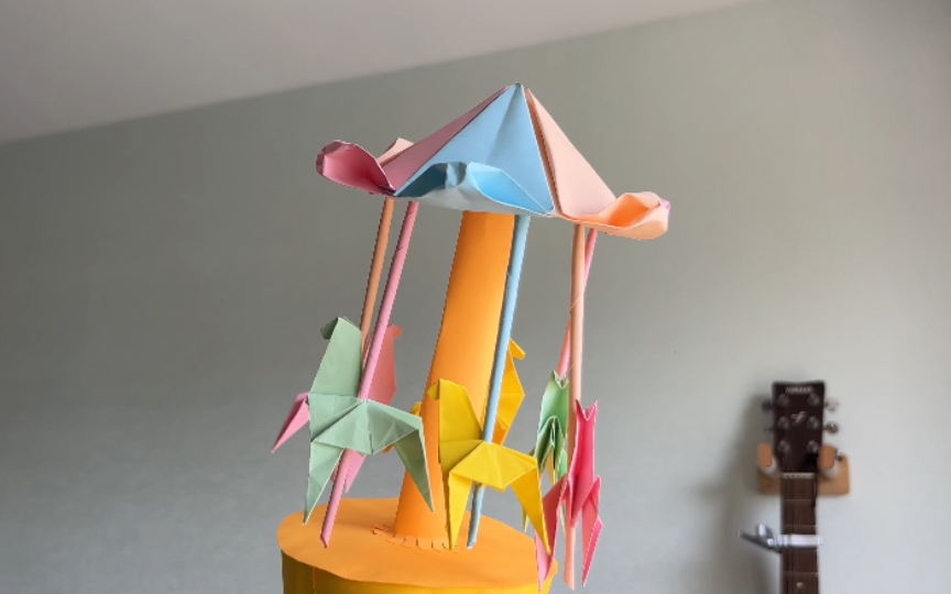 「折纸手工」我能想到最浪漫的事,就是和你一起去坐旋转木马