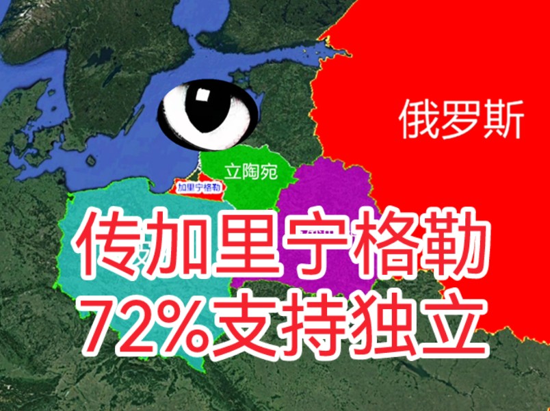 传加里宁格勒72%支持独立哔哩哔哩bilibili