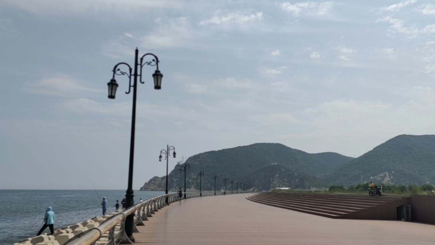 在大连东海头漫步