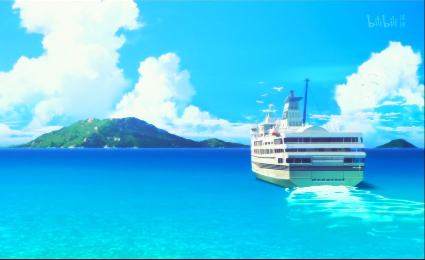 女神异闻录3各版本动画情景对比10-前往屋久岛的游轮
