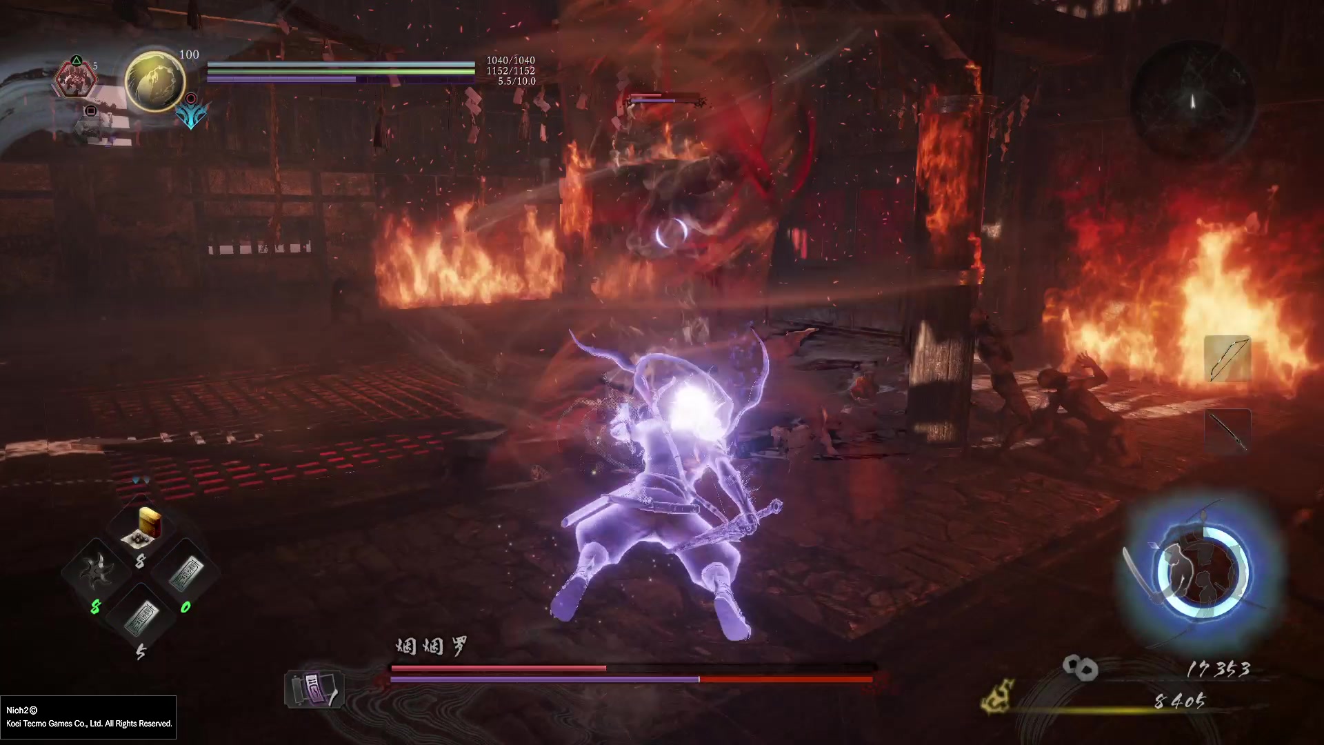 【仁王2】拼刀向无伤boss烟烟罗,太刀入门