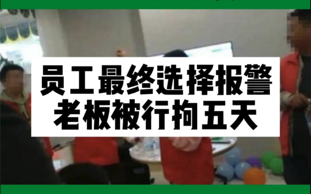 生吃蚯蚓、泥鳅!一公司奇葩惩罚员工员工最终选择报警老板被行拘五天哔哩哔哩bilibili