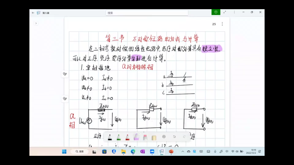 电力系统不对称故障分析单相接地短路哔哩哔哩bilibili