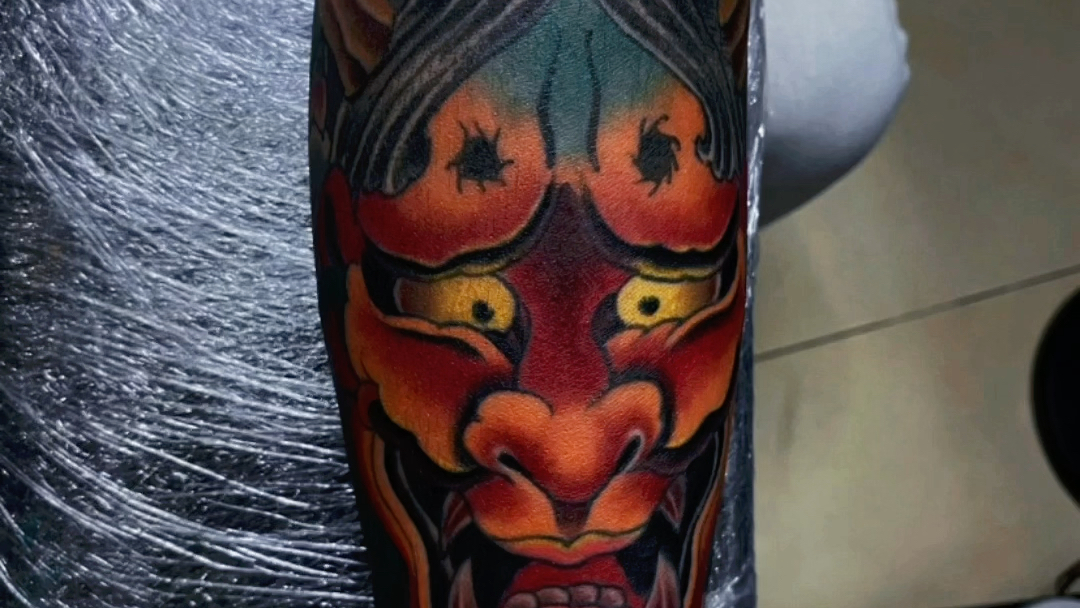 彩色纹身 #日式老传 #作品分享 #花臂纹身 #吴江附近纹身