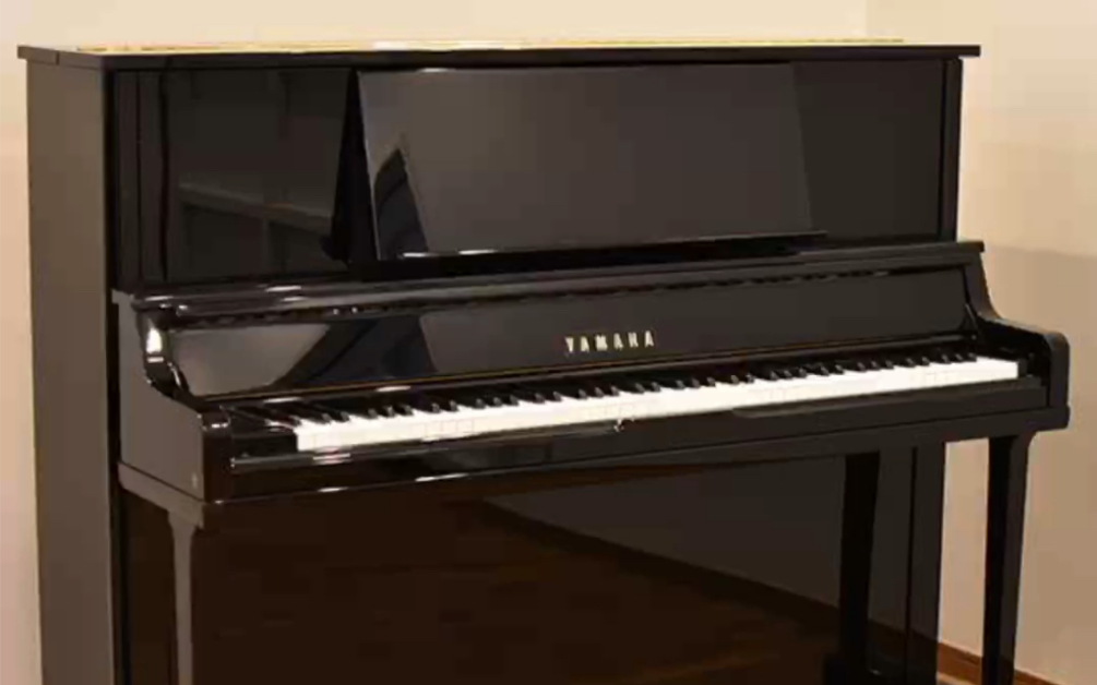 yamaha雅马哈钢琴ux10a裸琴开箱音色实拍日本1992年产,121高,大谱架带