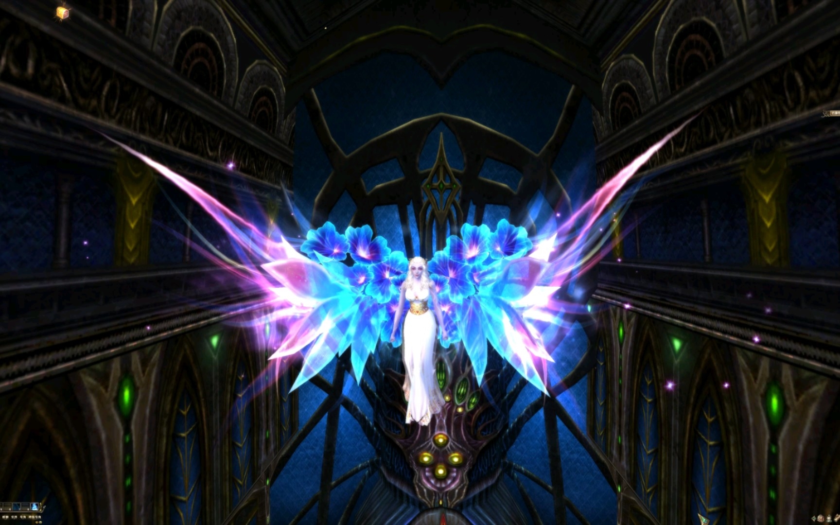 完美世界国际版 单机怀旧 飞行器 翅膀 汐族光翼翅膀～聚花 人鱼的