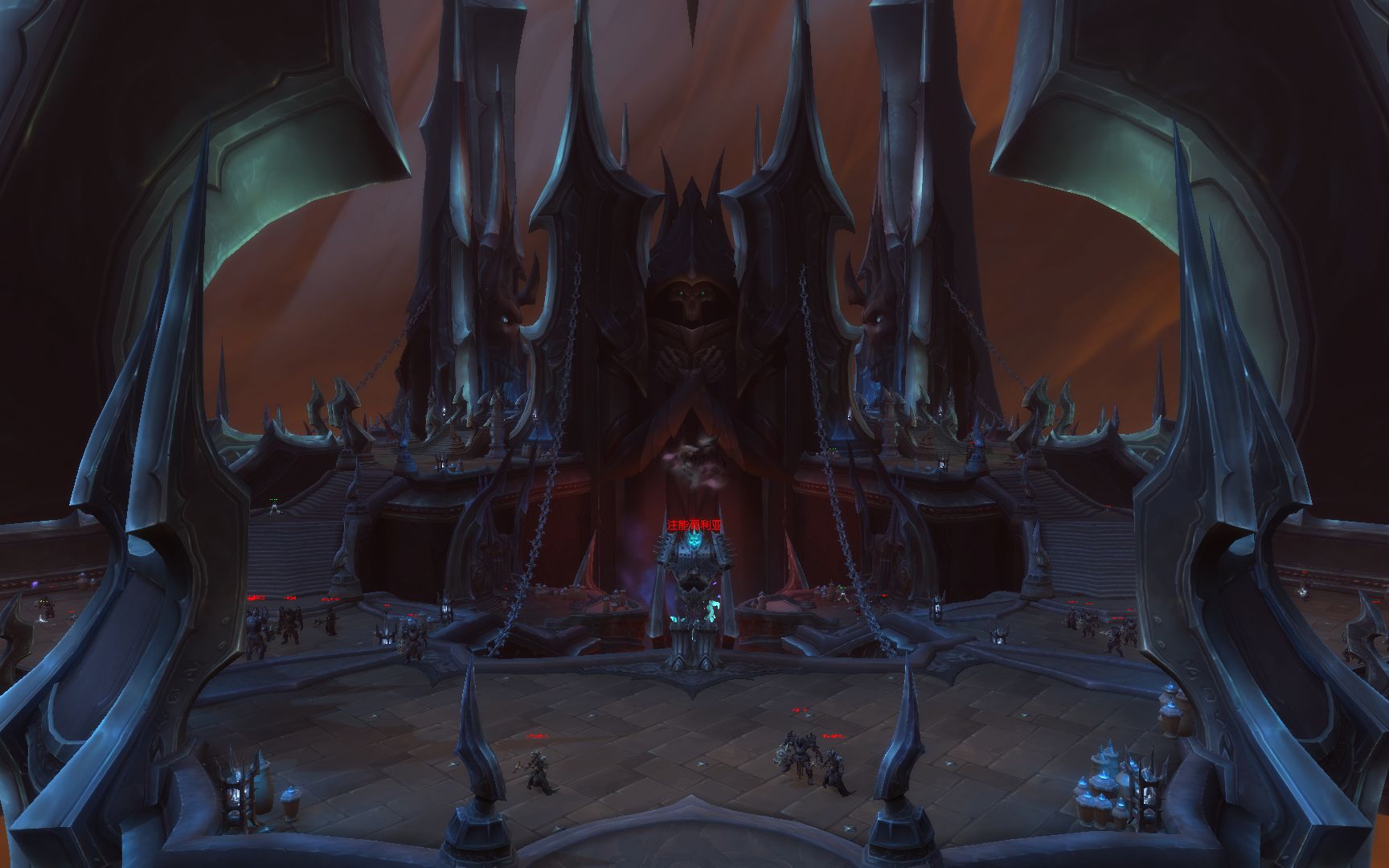 魔兽世界统御圣所m4耐奥祖的残迹戒律牧视角