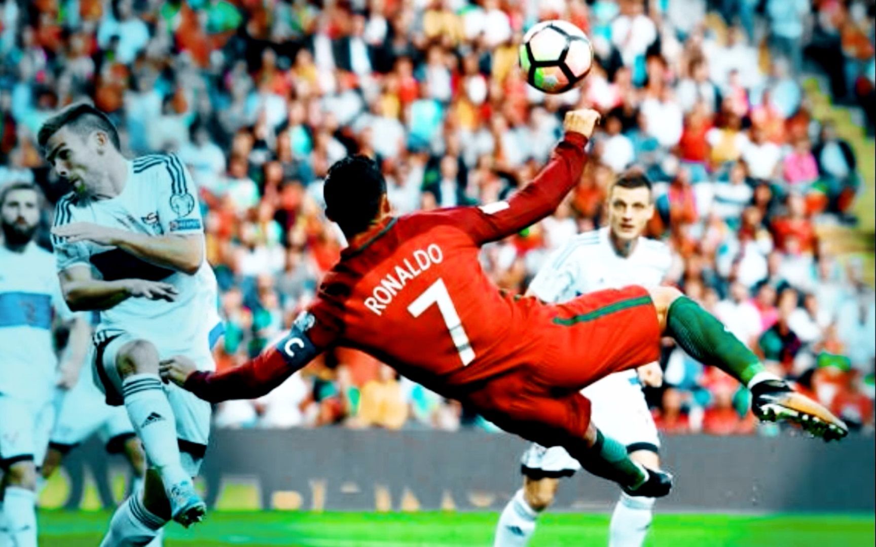 c罗倒钩破门 vs 法罗群岛 主 2017