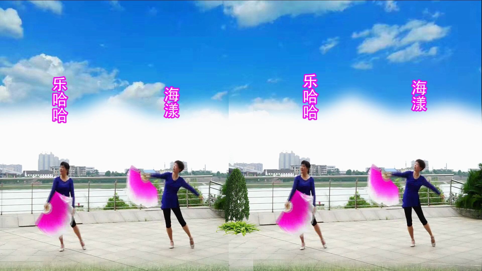 扇子舞荞麦花表演与教学编舞无边瓦瓦演示海漾乐哈哈798