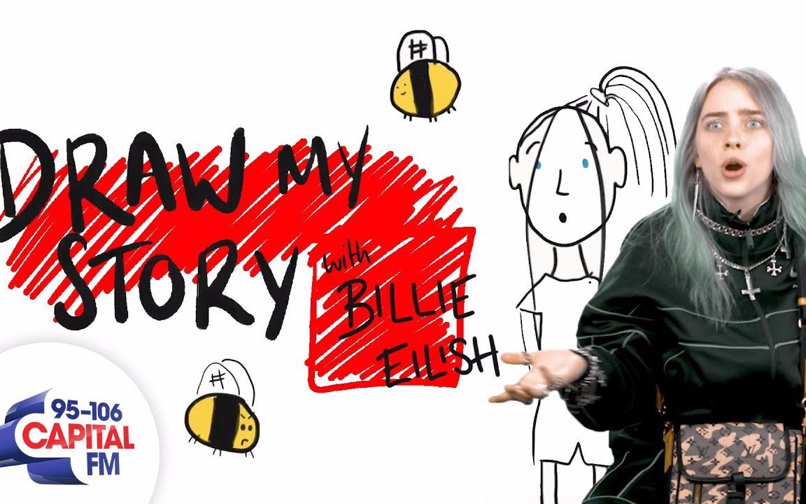 中字碧梨billieeilish分享童年趣事被黄蜂追杀