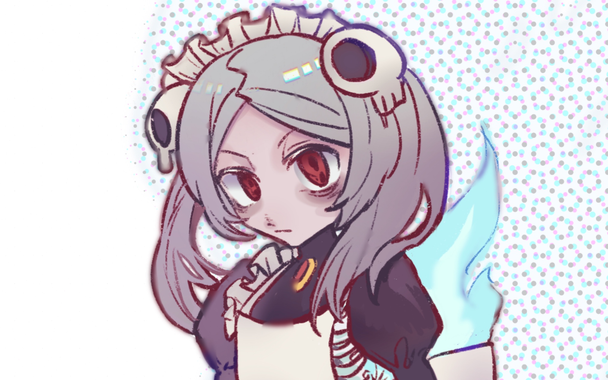 画了一些骷髅女孩的同人…骷髅女孩真好玩!