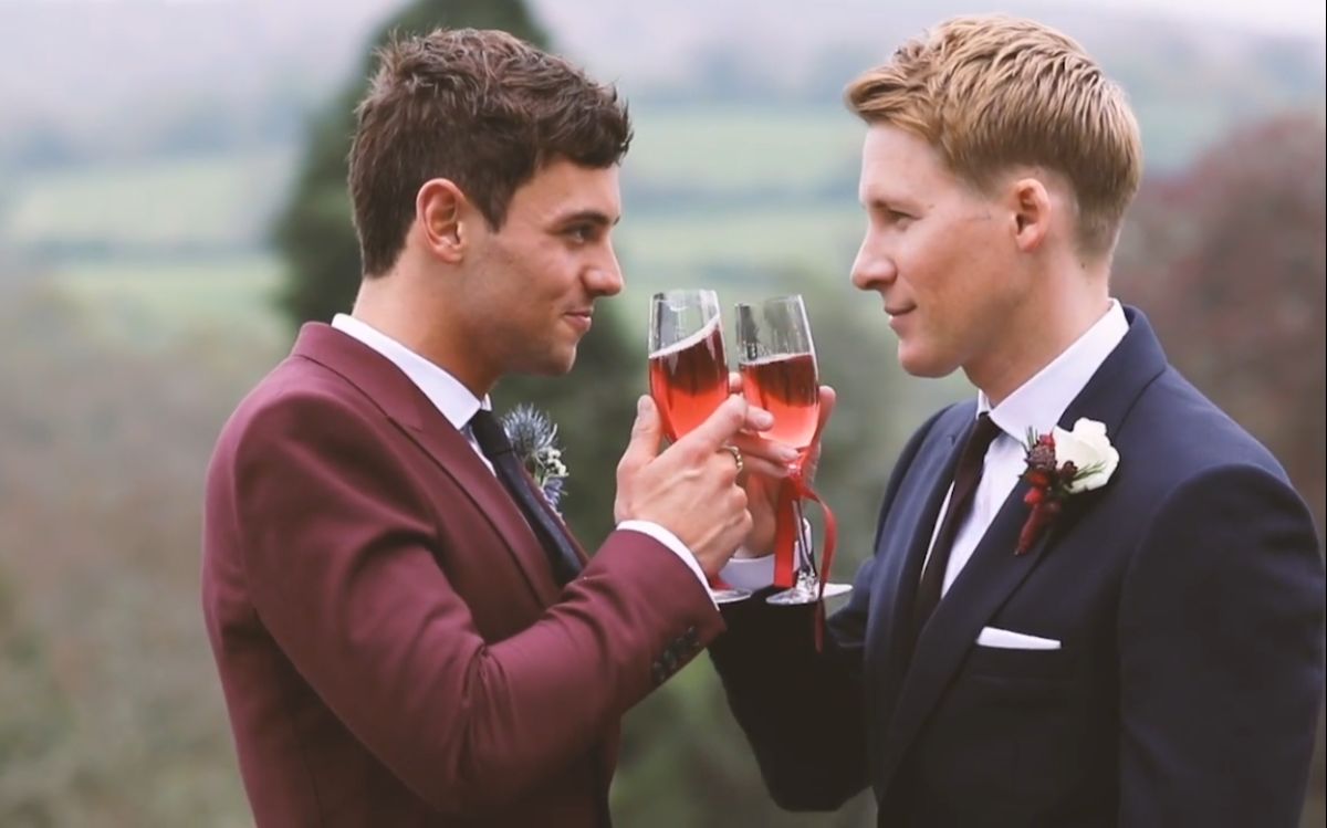 【tom daley】呆梨和兰斯的超级甜蜜婚礼~~~(尖叫!