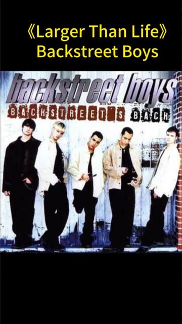 后街男孩(Backstreet Boys)于1999年发行的巅峰专辑《Millennium》专辑中的第二支主打单曲.后街男孩代表作品之一,一首励志的摇滚歌曲,在哔哩哔...