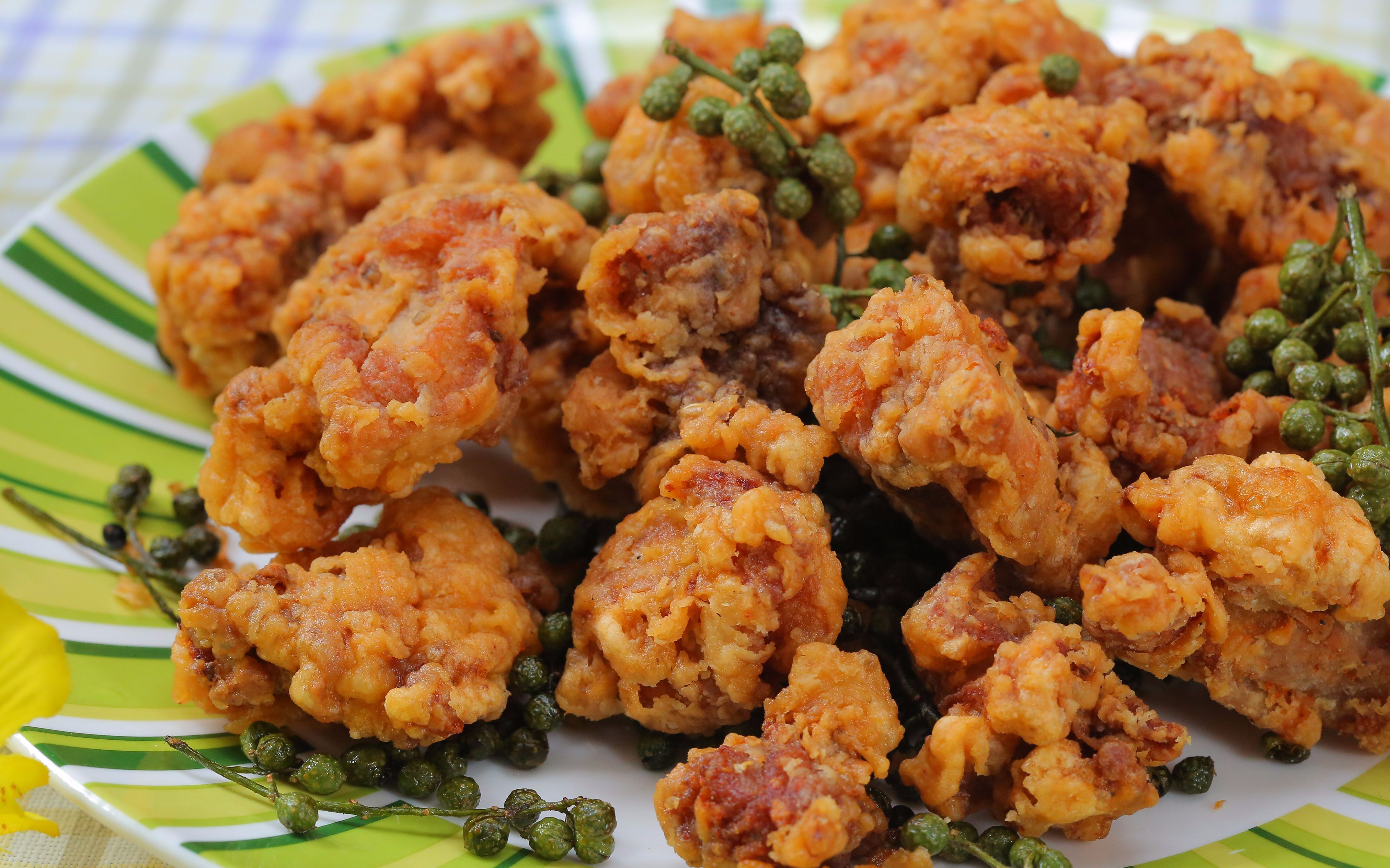 肯德基新出的藤椒川麻炸鸡,我在家也能做,太好吃了_哔哩哔哩 (゜-゜)