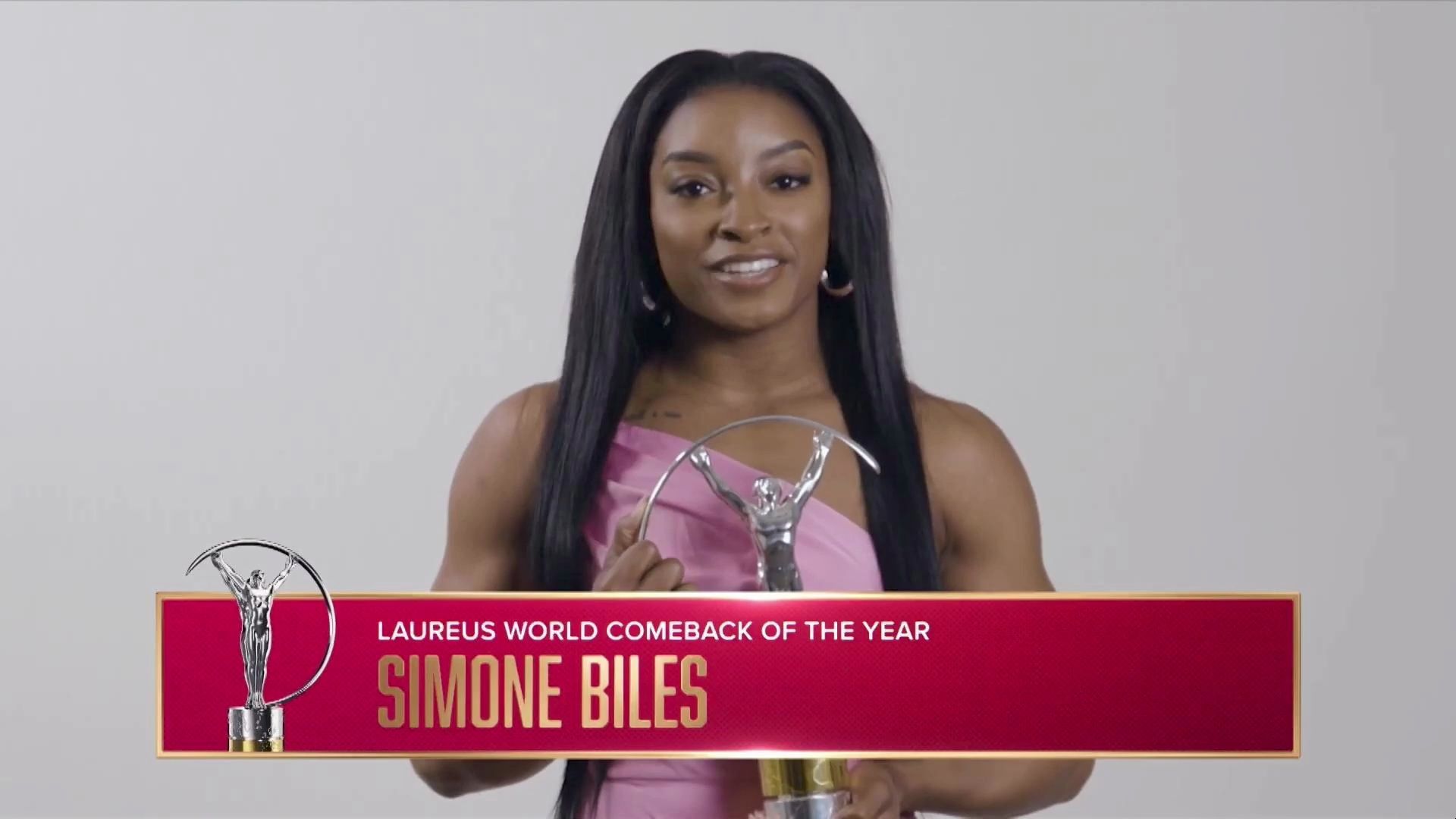 2024劳伦斯年度最佳复出奖:Simone Biles(中文字幕)哔哩哔哩bilibili