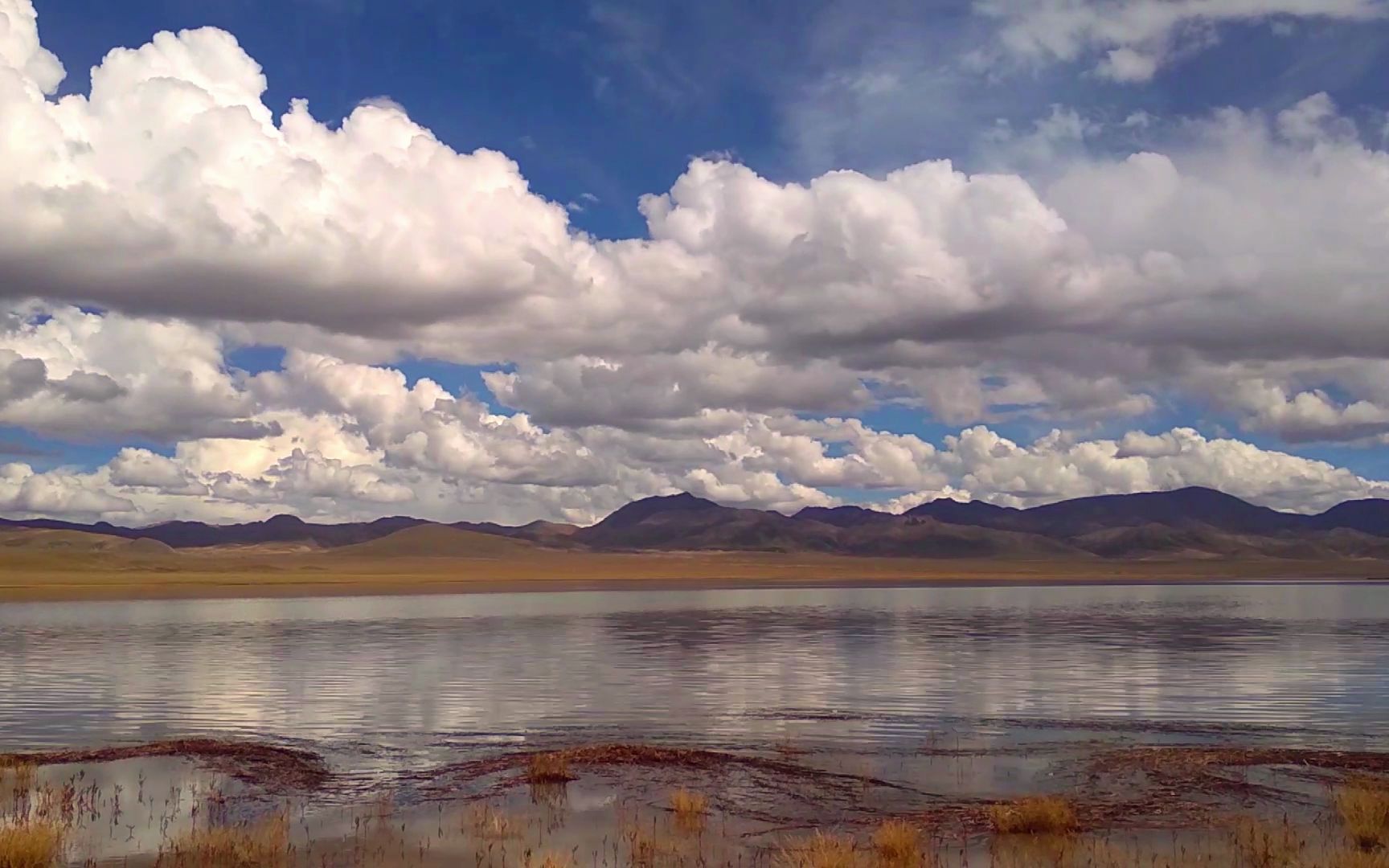 青藏高原三江源的云.