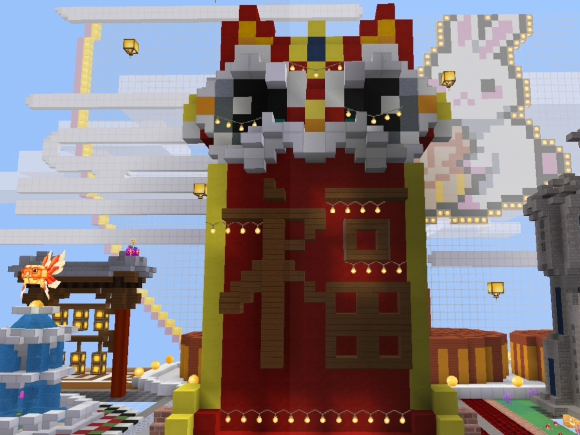 醒狮吐"福" #奶块@奶块官方