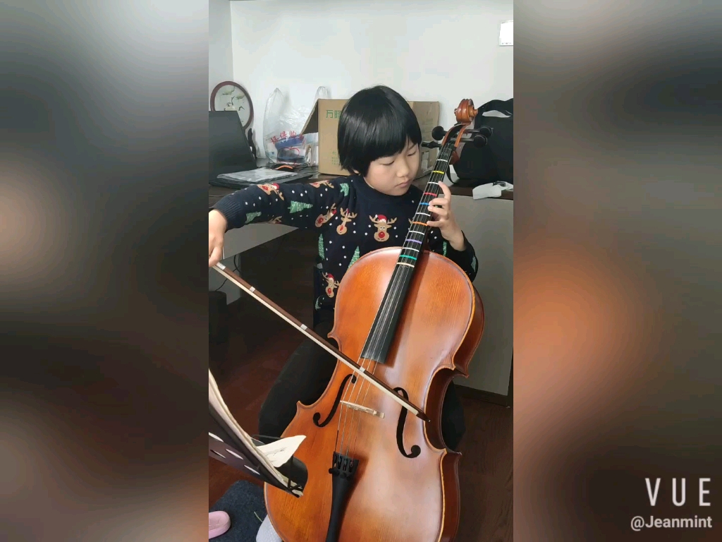 [图]第三号小步舞曲，小骢cello