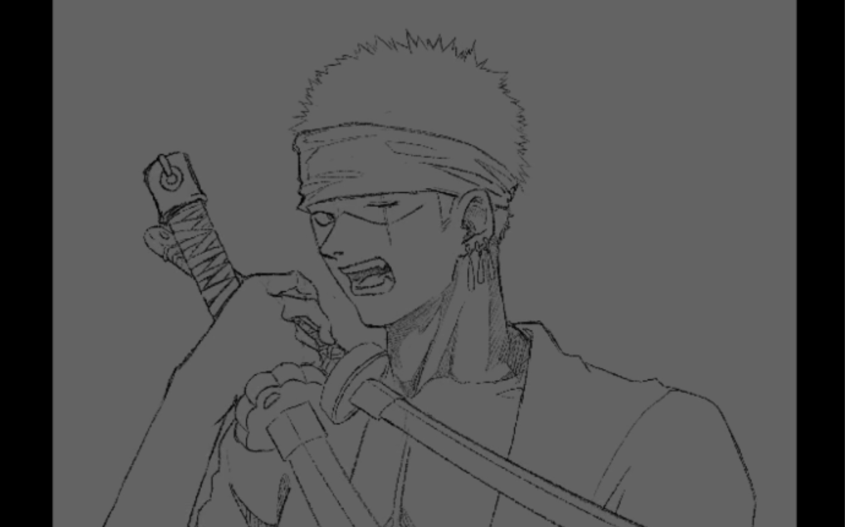 【索隆】不好看,弃了(但还是要发)下一个画咒术回战!太好看了!