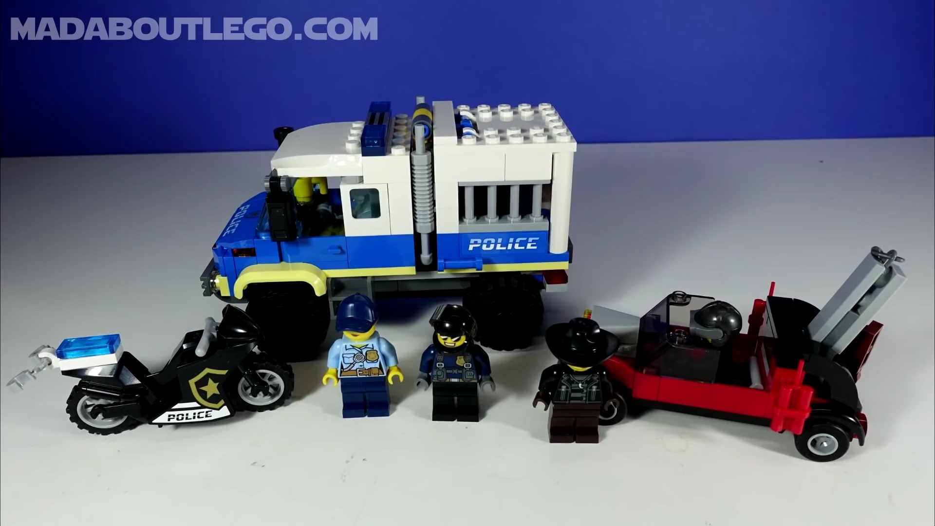 乐高城市警察囚犯运输车