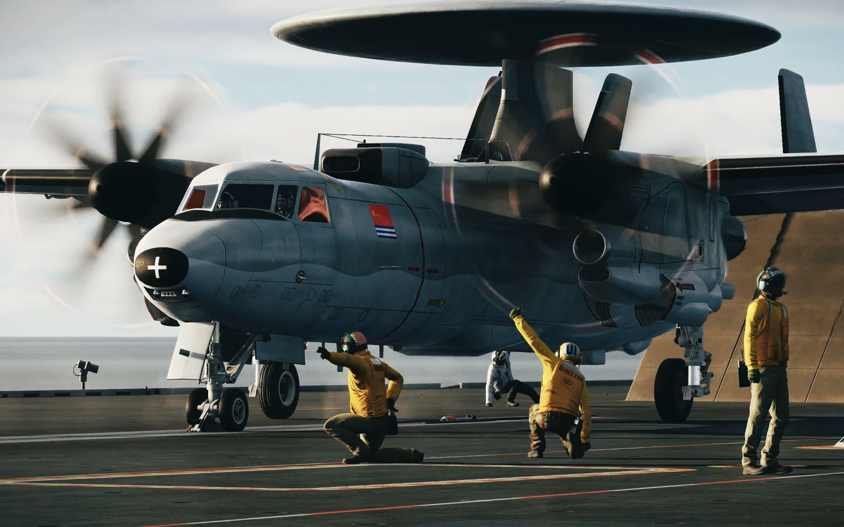 空警600舰载预警机航母弹射起飞