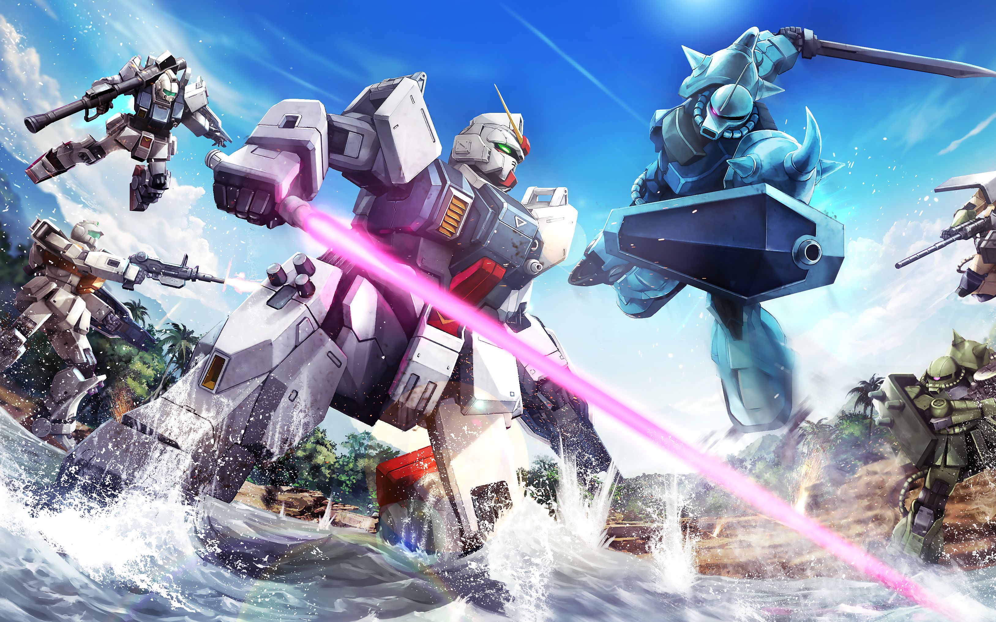 机动战士敢达ol两台活动机简单演示