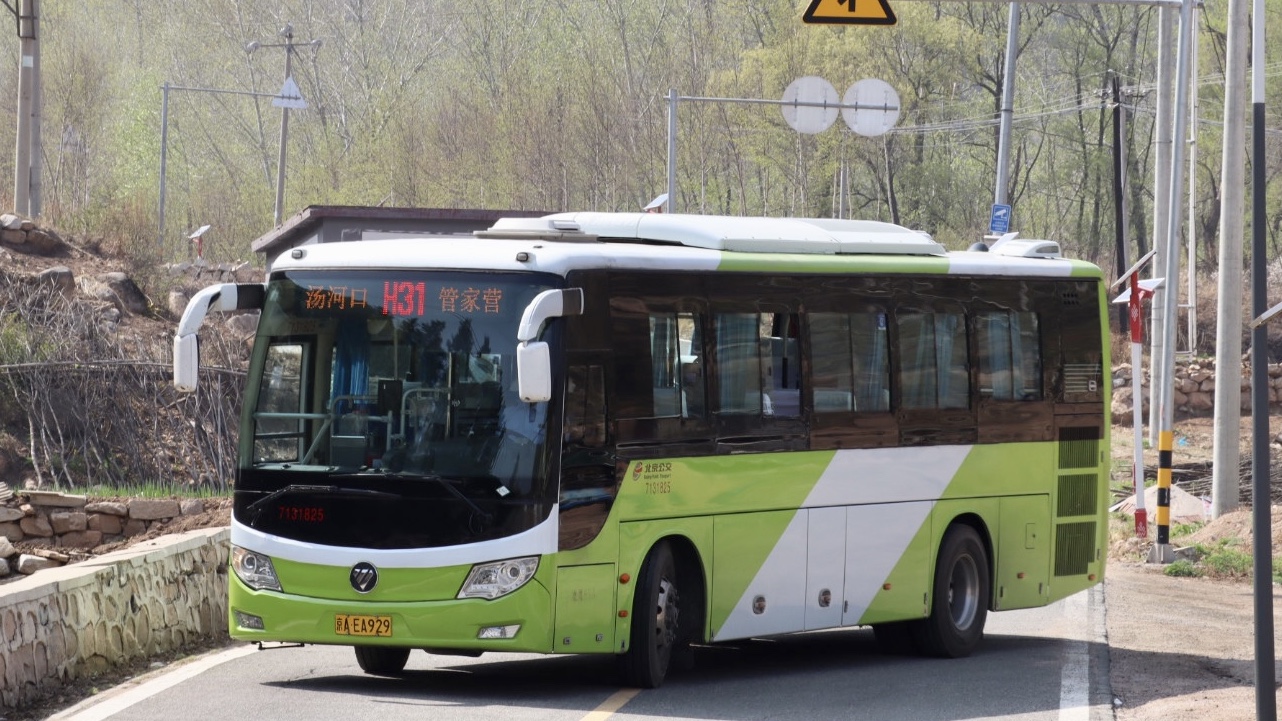 晚春青山·沟后森林|北京公交客七h31路 汤河口→管家营 全程前方展望