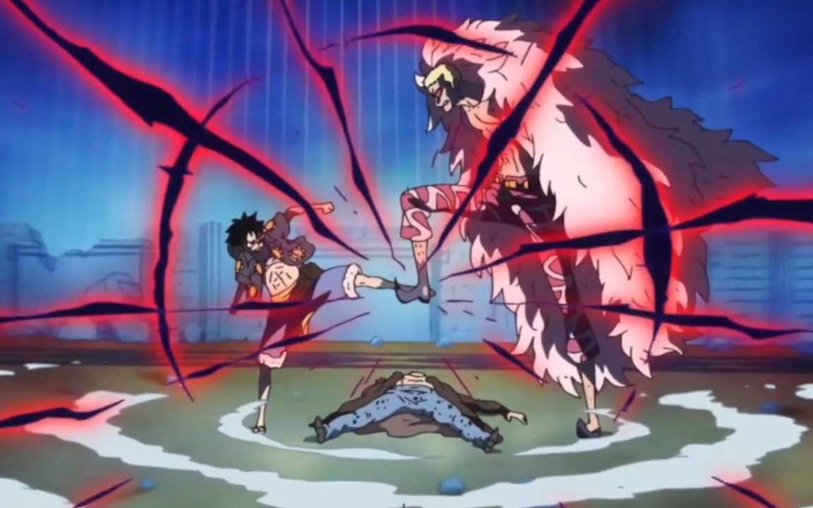 霸王色霸气对碰瞬间