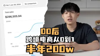 Download Video: 00后创业半年200万｜跨境电商从0到1如何开始