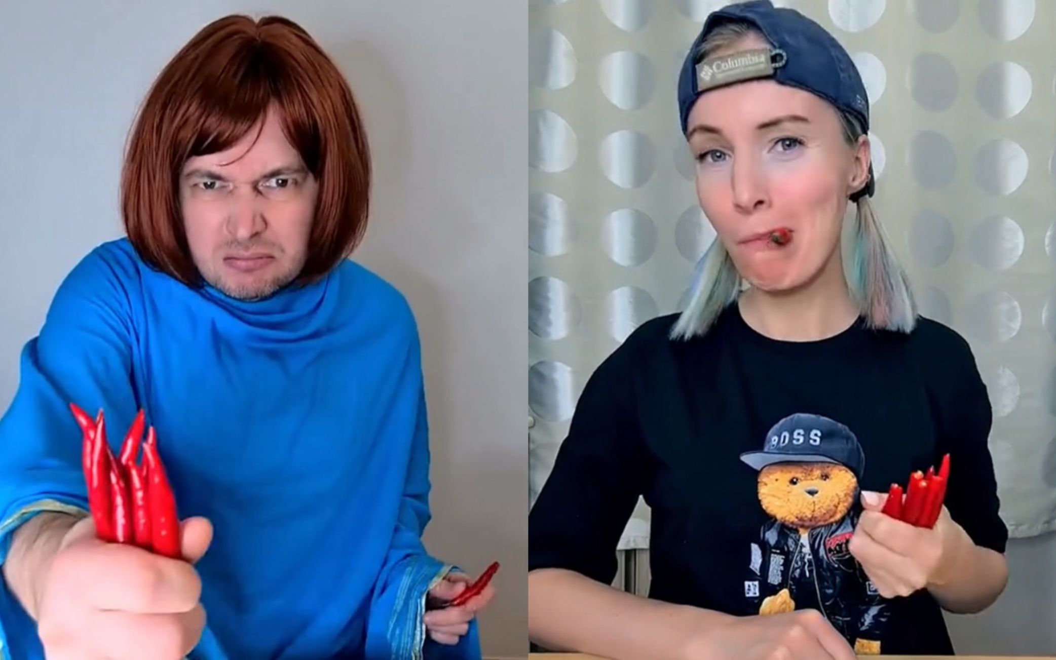 这就是硬核的味道俄罗斯妈妈竟然生吃辣椒还如此淡定孩子都看呆了