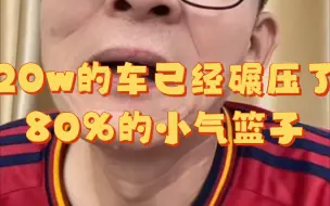 Video herunterladen: 20w的车已经碾压了80%的小气篮子