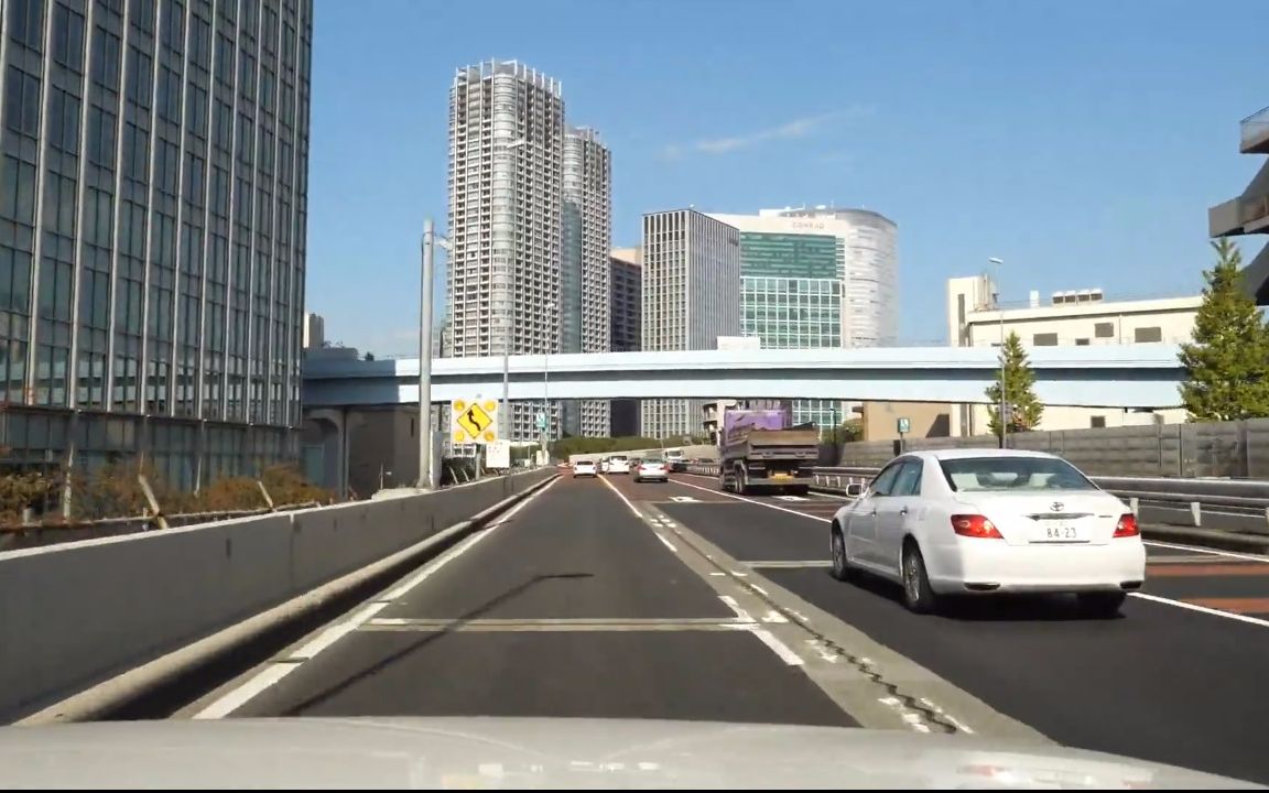 【超清日本】【bgm自制】第一视角 东京首都高速 豊洲-涩谷 2019.11