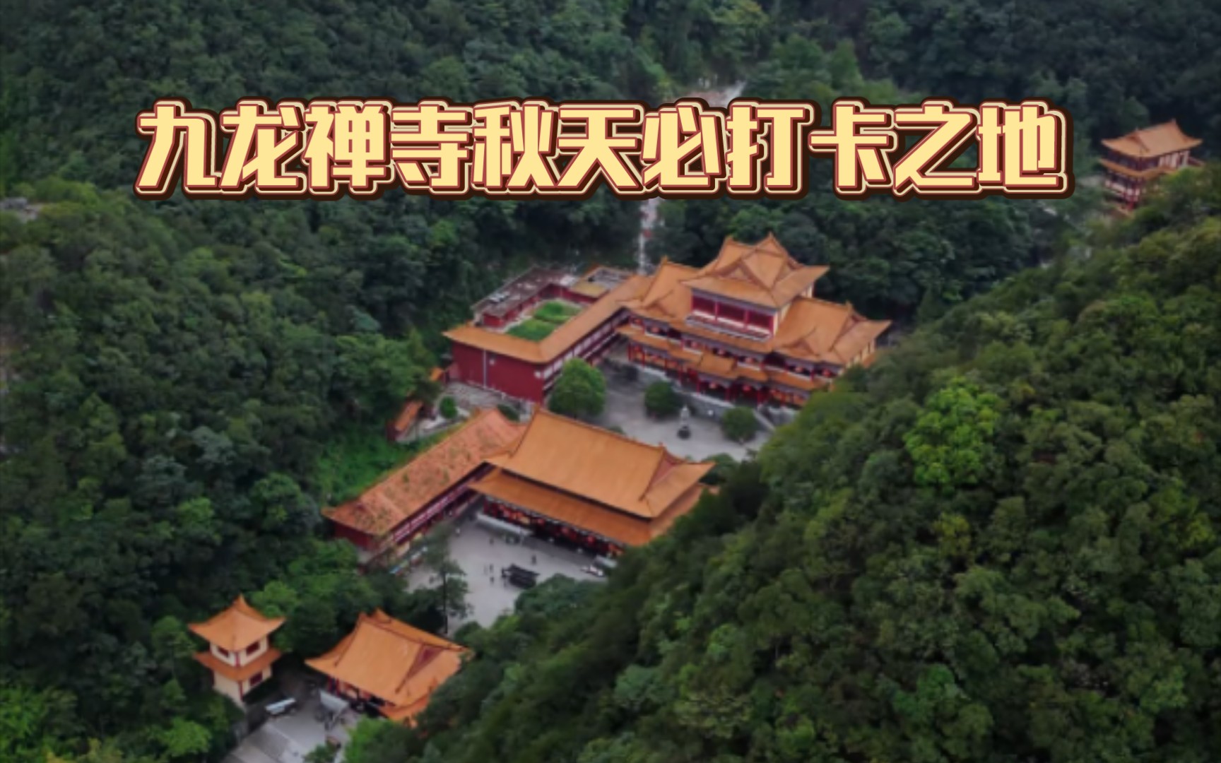 九龙禅寺的银杏,秋天最美的风景线哔哩哔哩bilibili