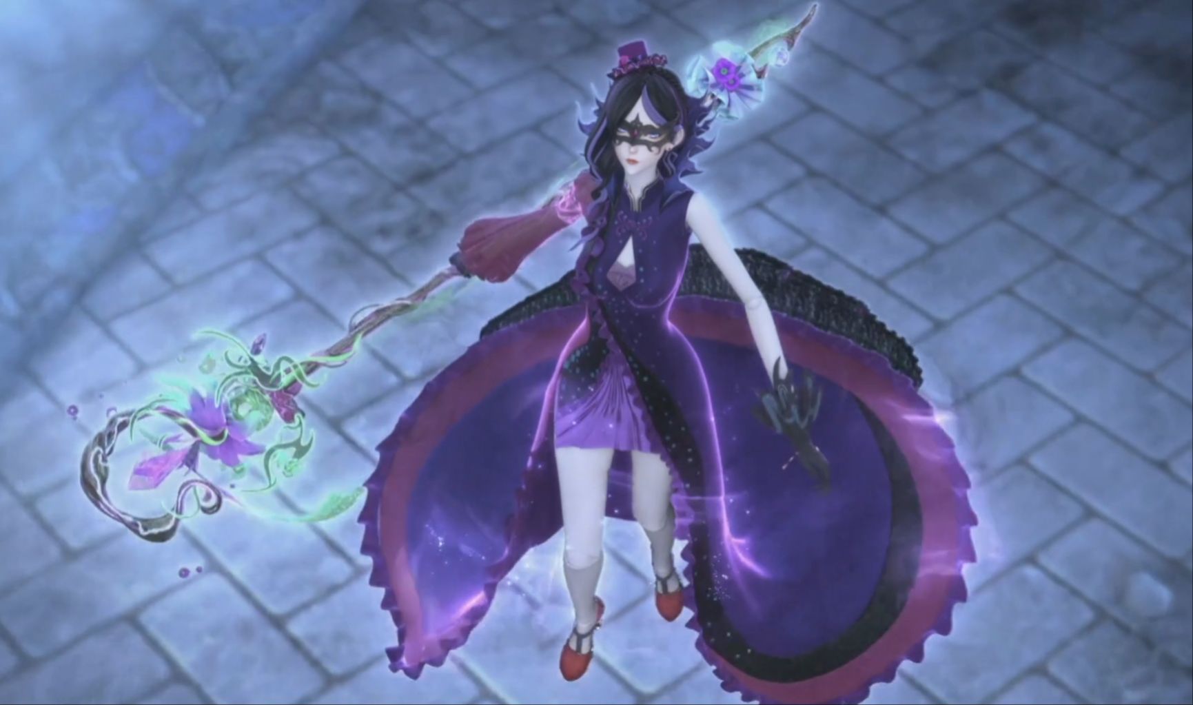 毒娘娘的法杖亮相,名字还挺好听