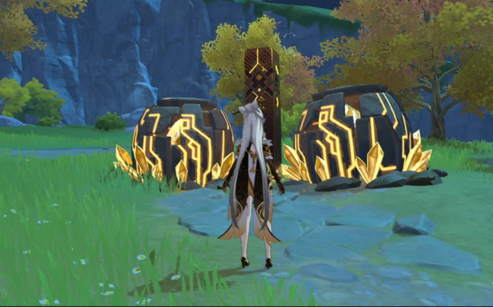 【原神】岩系共鸣流,练度不高,侮辱性极强.