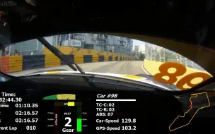 Download Video: 车载：保时捷911GT3 R在澳门东望洋赛道跑了一圈