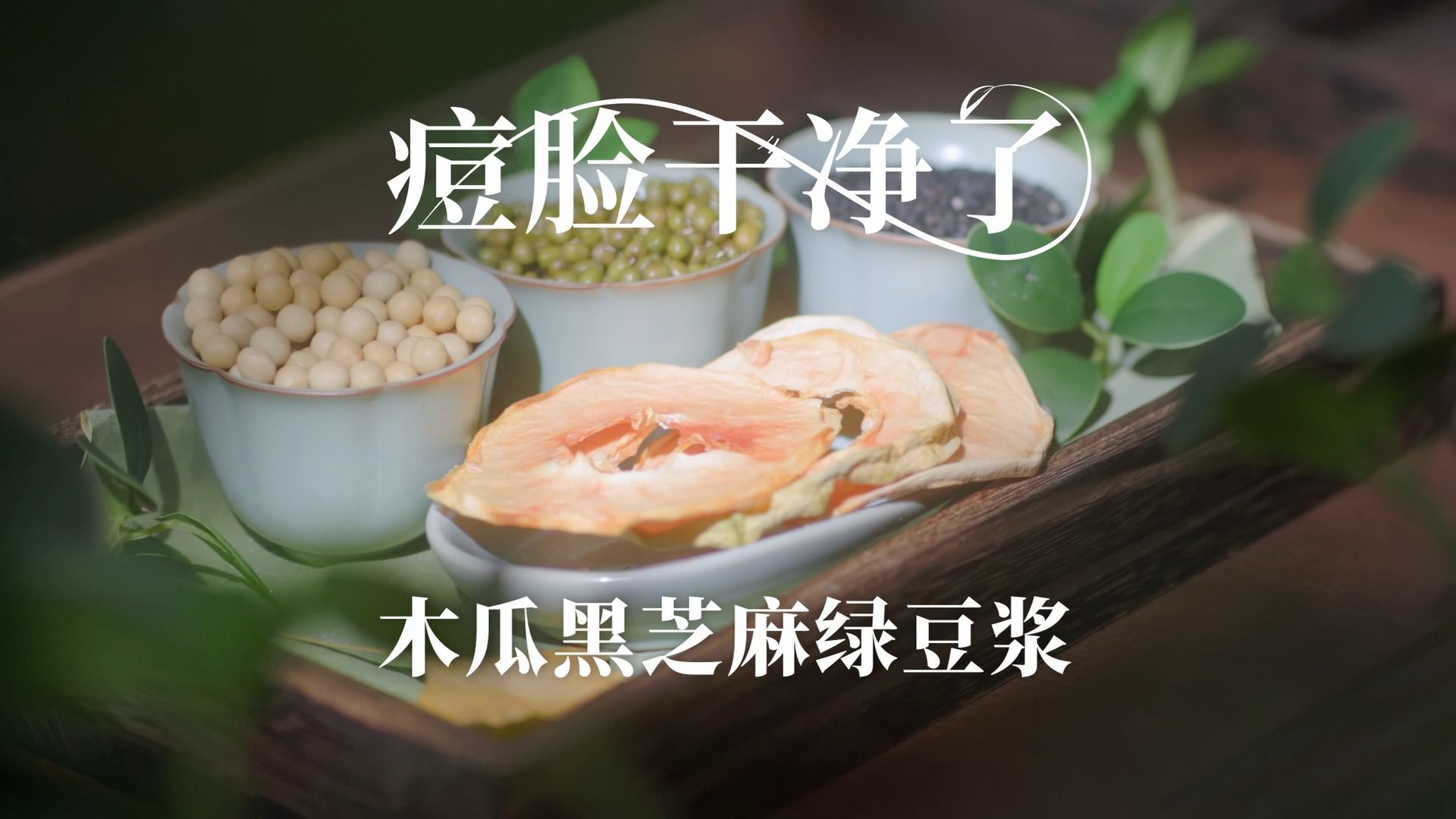 食疗YYDS!木瓜黑芝麻绿豆浆哔哩哔哩bilibili