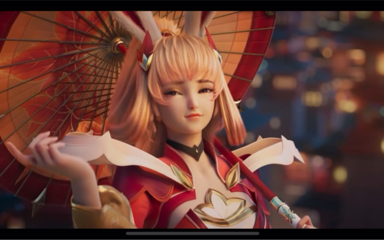 美美的小离子王者荣耀s22新赛季不夜长安之上元夺魁动画