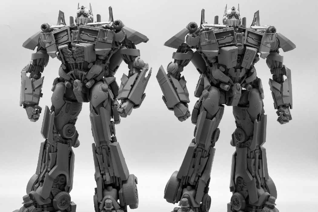 [新胶资讯] 变形金刚 mm02a(胸肌版)/mm02b(腹肌版)灰模更新