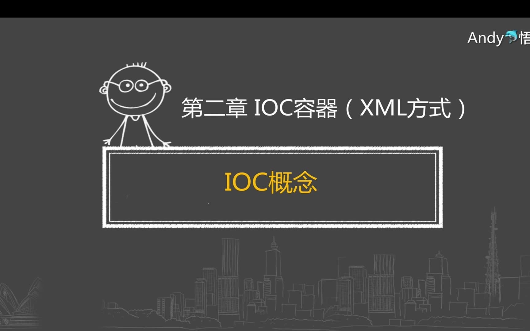 Spring入门到精通:第二章 IOC容器(XML方式):1.IOC概念哔哩哔哩bilibili