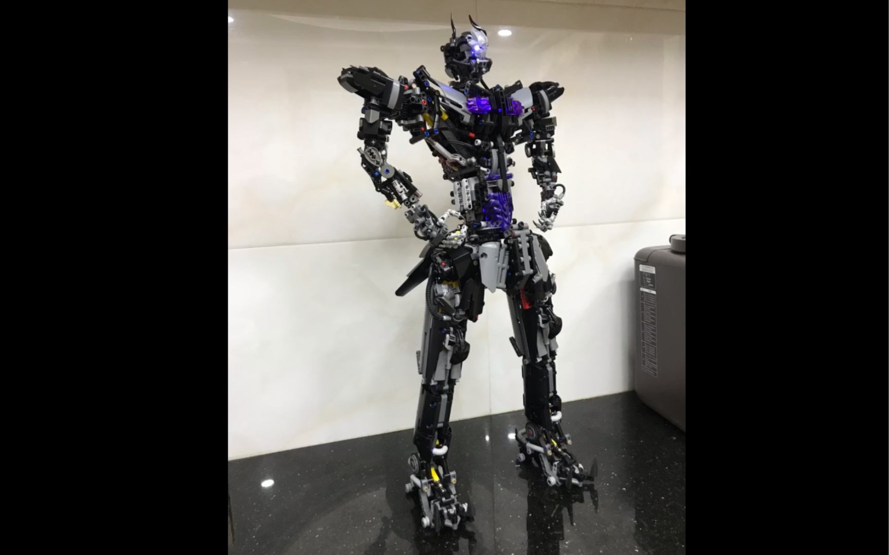 乐高原创骷髅王机甲moc