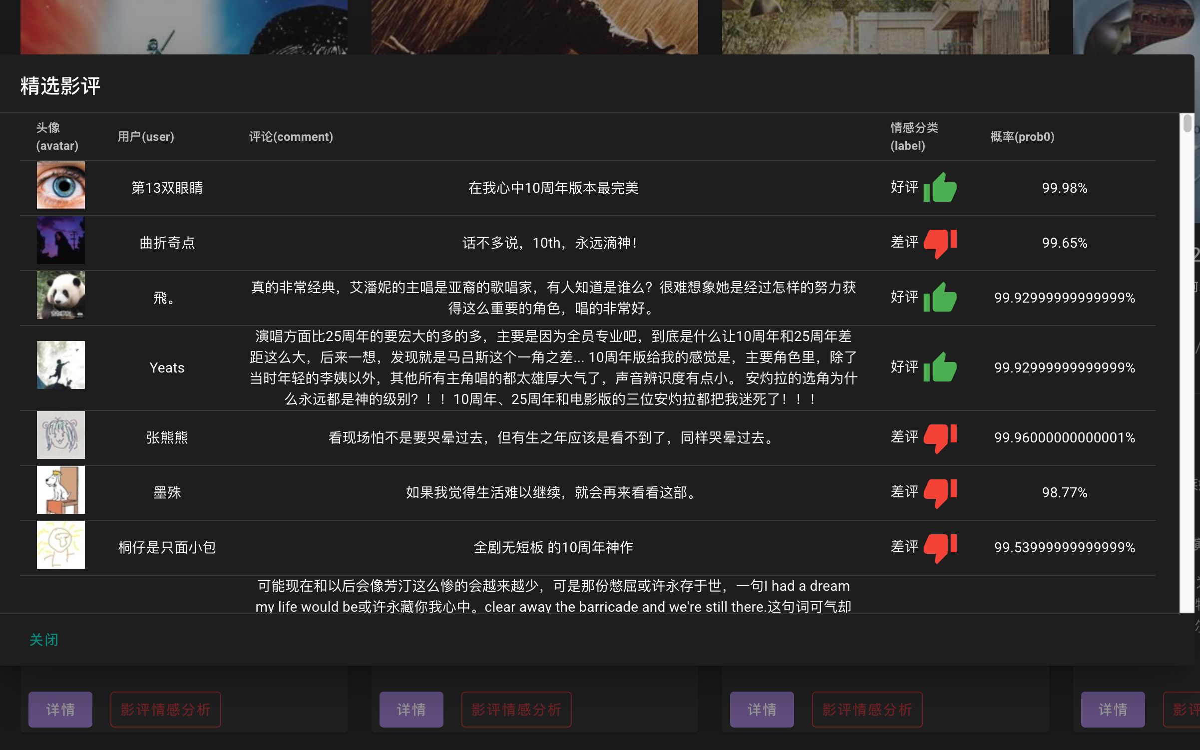 Vue+Flask豆瓣LSTM影评+推荐算法大数据可视化平台深度学习系统源码(2023重制)哔哩哔哩bilibili